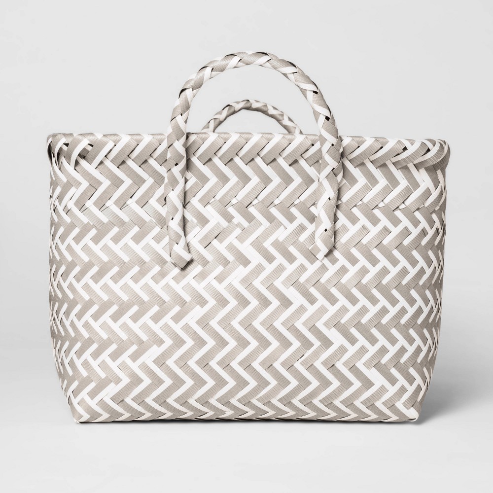 Small Rectangle Storage Basket Gray - Room Essentials