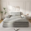 Lycvki Chenille Lazy Sofa Oversized Chaise Lounge with Detachable Design and Large Pillows - 3 of 4