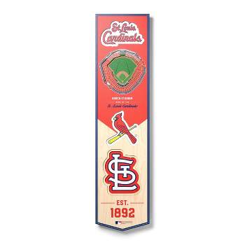 8" x 32" MLB St. Louis Cardinals 3D Stadium Banner