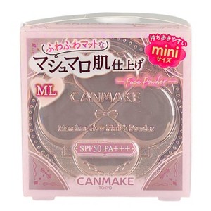 Canmake Marshmallow Finish Powder SPF50 PA+ - Matte Light Ocher Mini - 0.35 oz - Your On-The-Go Secret to Marshmallow-Soft Skin - 1 of 4