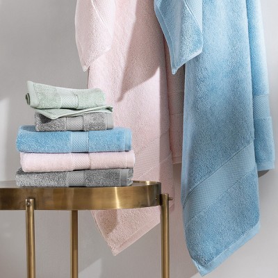 Oversized Light Grey Egyptian Cotton Bath Towels Set