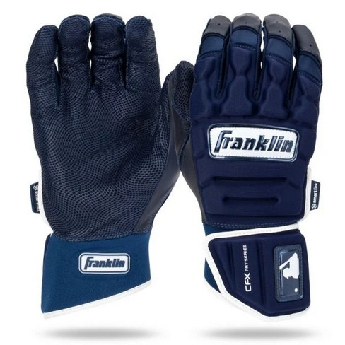 Franklin Adult CFX PRT Series Batting Gloves L Navy | White
