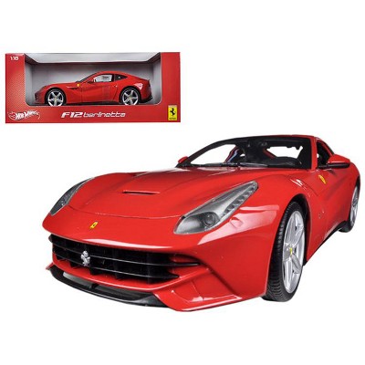 Ferrari F12 Berlinetta Red 1/18 Diecast Car Model by Hotwheels