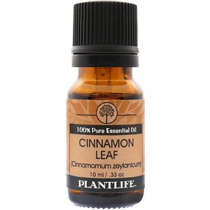 Plantlife Cinnamon Leaf Essential Oil – 100% Pure & Therapeutic – Natural, Undiluted & Steam-Distilled – No Additives – 10ml Aromatherapy - 1 of 4