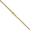 Black Bow Jewelry 2.2mm, 14k Yellow Gold, Solid Cable Chain Anklet - 2 of 4