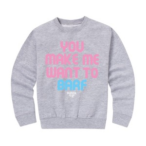 Boys' - Clarissa Explains It All - Retro Logo Graphic Long Sleeve Fleece Sweatshirt - 1 of 4