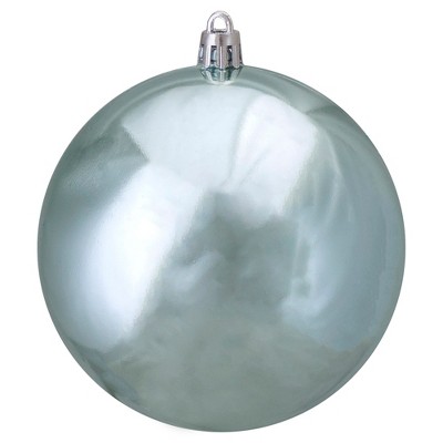 Northlight 4" Shatterproof Shiny Christmas Ball Ornament - Blue