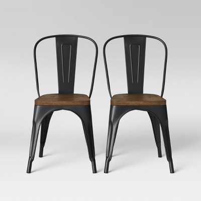 target black dining chair