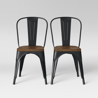 target black dining chairs