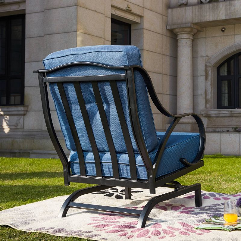Steel Spring Patio Accent Chair - Lokatse
, 4 of 12