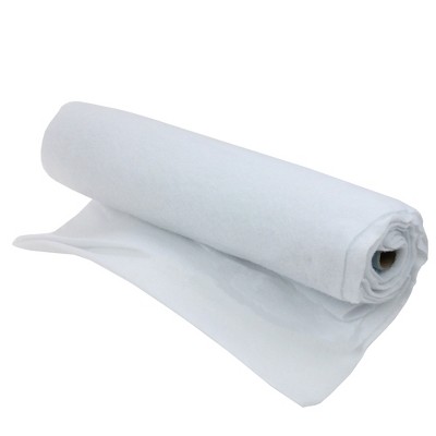 Northlight 8' White Artificial Christmas Soft Snow Blanket Roll