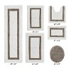 Hotel Bath Rug 100% Premium Cotton Tufted Weave Two Tone Reversible 6 Piece Bathroom Rug Set, Super Soft & Water Absorbent, Machine Washable Bathmat - 2 of 4