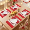REGALWOVEN Love Hearts Placemats Set of 6, Happy Valentine's Day Dining Table Place Mats, Wedding Anniversary Holiday Decor - 3 of 4