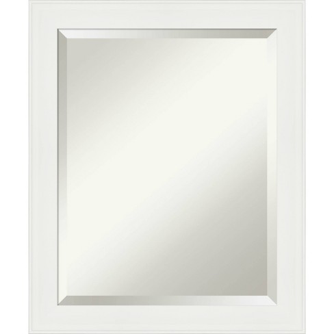 19 X 23 Vanity White Framed Bathroom Vanity Wall Mirror Amanti Art Target