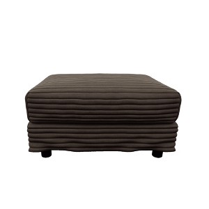 XINGHANZHENXUAN Plush Corduroy Ottoman, Multi-Functional Footstool for Living Room & Office - 1 of 4