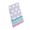 Bacati - Isabella Paisley Aqua/Lilac/Purple Collapsible Laundry Hamper - image 3 of 4