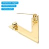 Unique Bargains Metal Artificial Brooch Clip Clasp Pin for Women Sweaters Dress 2 Pcs - 3 of 4