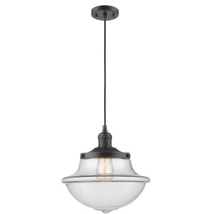 Oxford - 1 Light Cord Hung Mini Pendant In Traditional Style-11.5 Inches Tall and 11.75 Inches Wide - 1 of 1