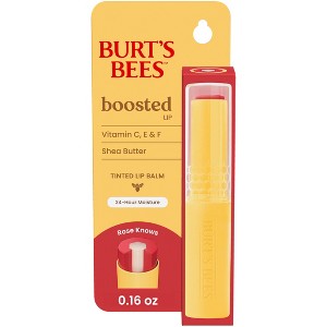 Burt's Bees Boosted Tinted Lip Balm - 0.16oz - 1 of 4