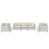 3-Piece Chenille Modular Upholstered Sofa Set with 5-Seater Capacity - 2 of 4