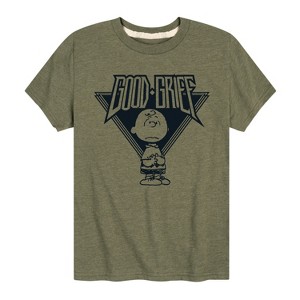 Boys' - Peanuts - Good Grief Rock Short Sleeve Graphic T-Shirt - 1 of 4