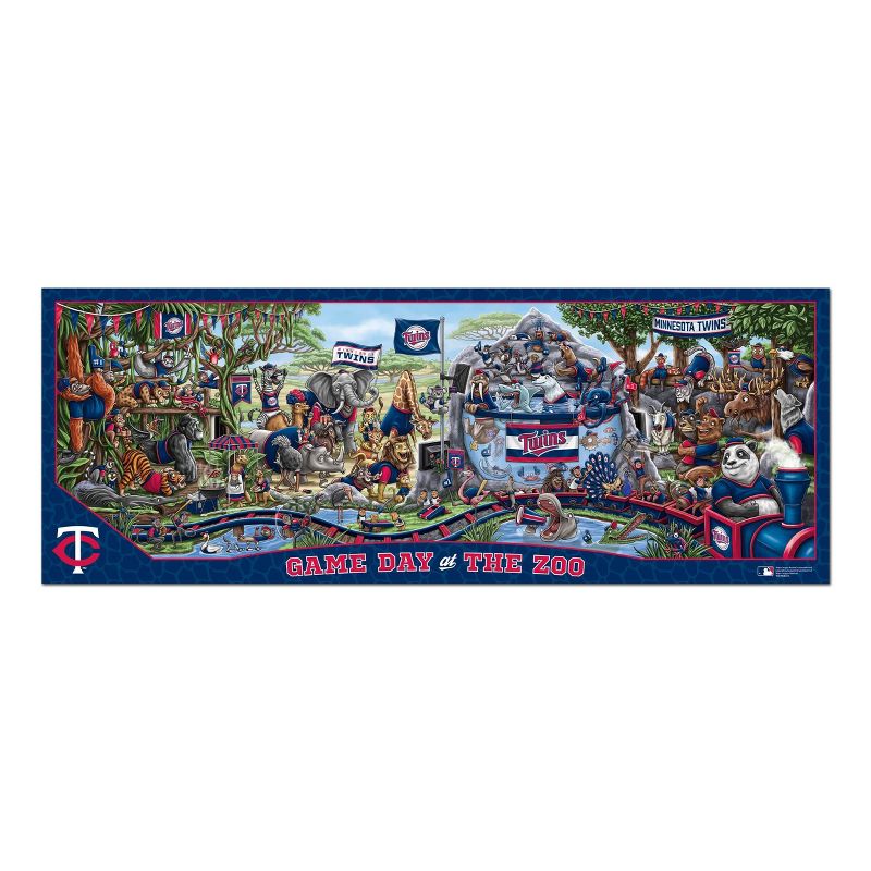 MLB Minnesota Twins Game Day at the Zoo Jigsaw Puzzle - 500pc, 2 of 4
