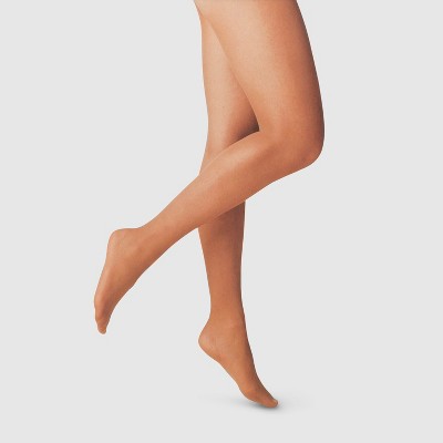 Tan Pantyhose With Comfort Luxe Waistband, Caramel