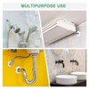 Unique Bargains Self-Adhesive ABS Multipurpose Faucet Escutcheons 4 Pcs - 4 of 4