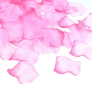 Unique Bargains Romantic Night Wedding Party Event Decoration Silk Artificial Rose Petals 1200 Pcs - 1 of 4