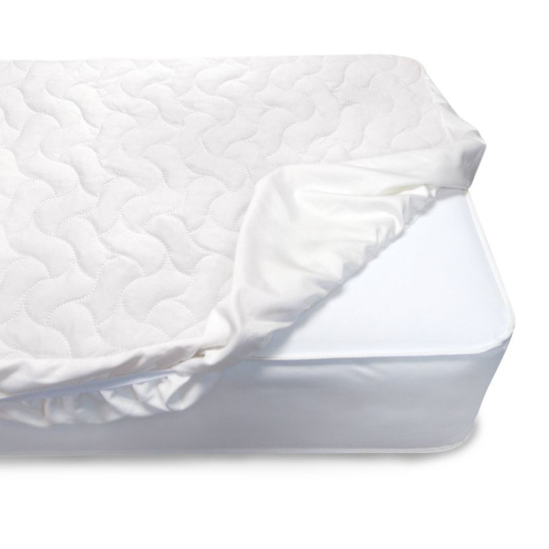 Serta Sertapedic Crib Mattress Pad Cover - White, 1 of 6
