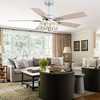 Bella Depot 52" Silver Modern Ceiling Fan with Light - 4 of 4