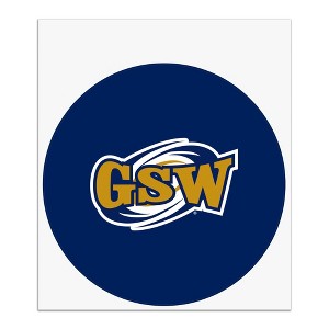 Georgia Southwestern State University Primary Logo Automotive Car Window Locker Circle Bumper Sticker - 1 of 4