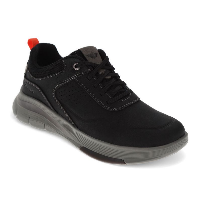 Dockers Mens Pivot Active Rebound Sneaker, Black, Size 7