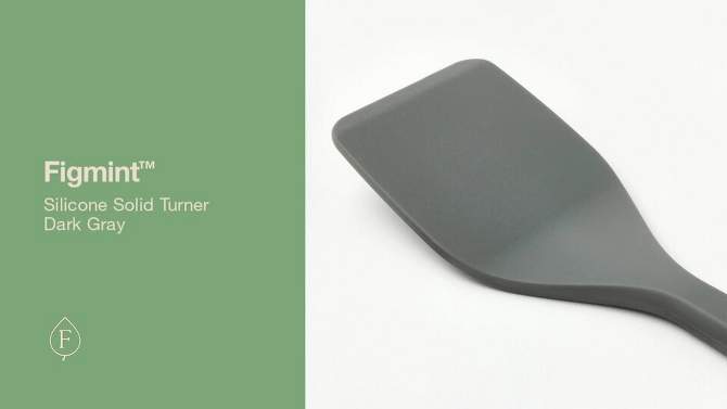 Silicone Solid Turner Dark Gray - Figmint&#8482;, 2 of 5, play video