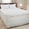 Hastings Home Down Mattress Topper - 4-Inch Duck and Goose Feather Bed with Cotton Cover - 2 of 4