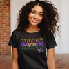 Simply Sage Market Women's Mardi Stacked Cursive Short Sleeve Graphic Tee - 2 of 3