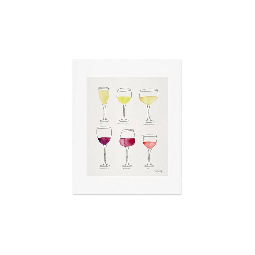 Photos - Wallpaper Deny Designs 8"x10" Cat Coquillette Wine Collection Unframed Art Print