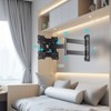 Sylvox Full Motion TV Wall Mount for 17–45" TVs – Swivel, Tilt, Extendable Arm, 70 lbs Load, VESA 100x100–200x200 - 2 of 4