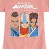 Girls' - Avatar: The Last Airbender - Sokka Aang Katara Fitted Short Sleeve Graphic T-Shirt - 2 of 4