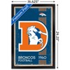 Trends International NFL Denver Broncos - Retro Logo 14 Framed Wall Poster Prints - 3 of 4