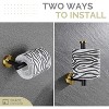 MIXXIDEA Oval Towel Ring Bundle with Toilet Paper Holder - 2 of 4