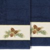 Linum Home Textiles 100% Turkish Cotton PIERRE Embellished Towel Set - 2 of 2