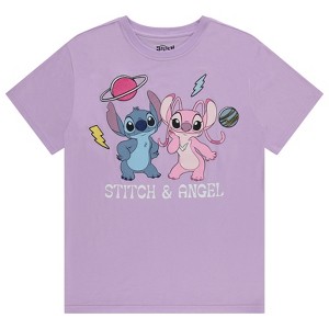 Ladies Lilo and Stitch Shirt - Ladies Classic Lilo and Stitch Tee - Disney Lilo and Stitch T-shirt - 1 of 4