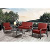ARTPLAN Deep Seat Outdoor Cushion,Set 24"x24"x6" ,18x24" Bench Outdoor Chair Cushions, for Patio Furniture Square - 2 of 4