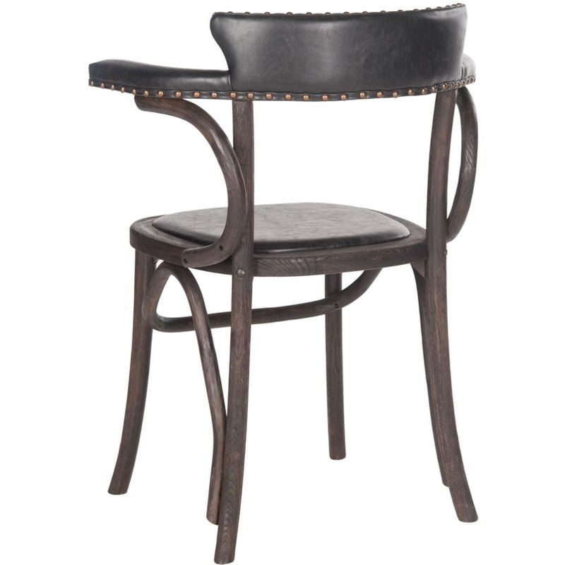Kenny Arm Chair - Antique Black - Safavieh., 4 of 5