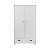 Vtec Trading Light Gray Modern Style Wardrobe Cabinet - 3 of 3