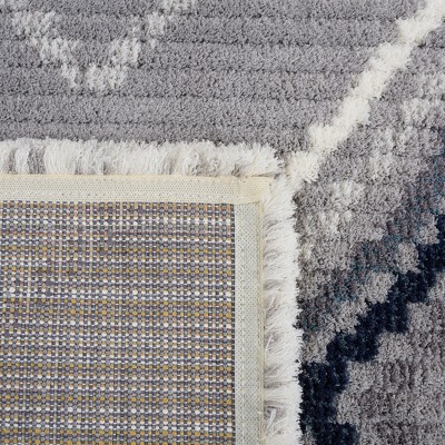 Marrakesh Gray and Light Gray Rectangular Wool Area Rug