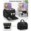 Fmeida Professional Hairstylist Traveling Bag with Two Detachable Small Bags,Hairdressing Bag Makeup Salon Organizer Bag - 3 of 4