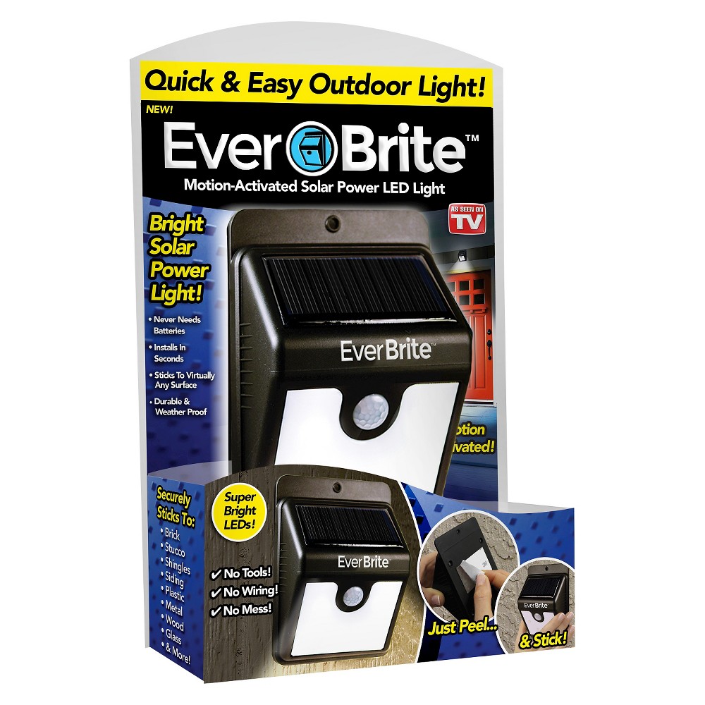 UPC 735541404207 product image for As Seen On TV Ever Brite Outdoor Solar Light - Black | upcitemdb.com