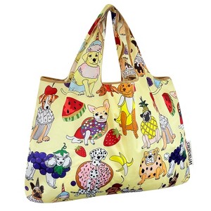 Wrapables Large Foldable Tote Nylon Reusable Grocery Bags - 1 of 4
